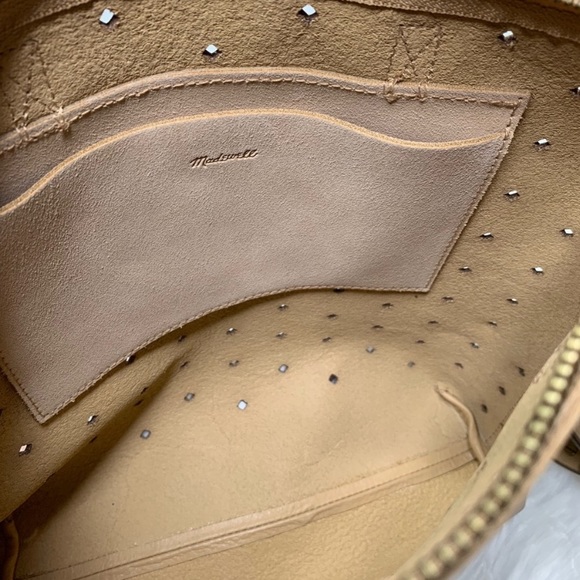 Madewell Perforated Mini Transport Leather Bag - Picture 7 of 8